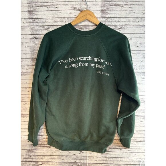 Tori Amos Tequila Bottle Green Sweatshirt Crew Neck Pull On Men's Medium - Picture 5 of 7